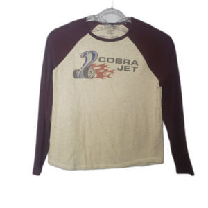 Lucky Brand Ford Cobra Jet Long Sleeve Thermal Graphic T Shirt Mens Size XL